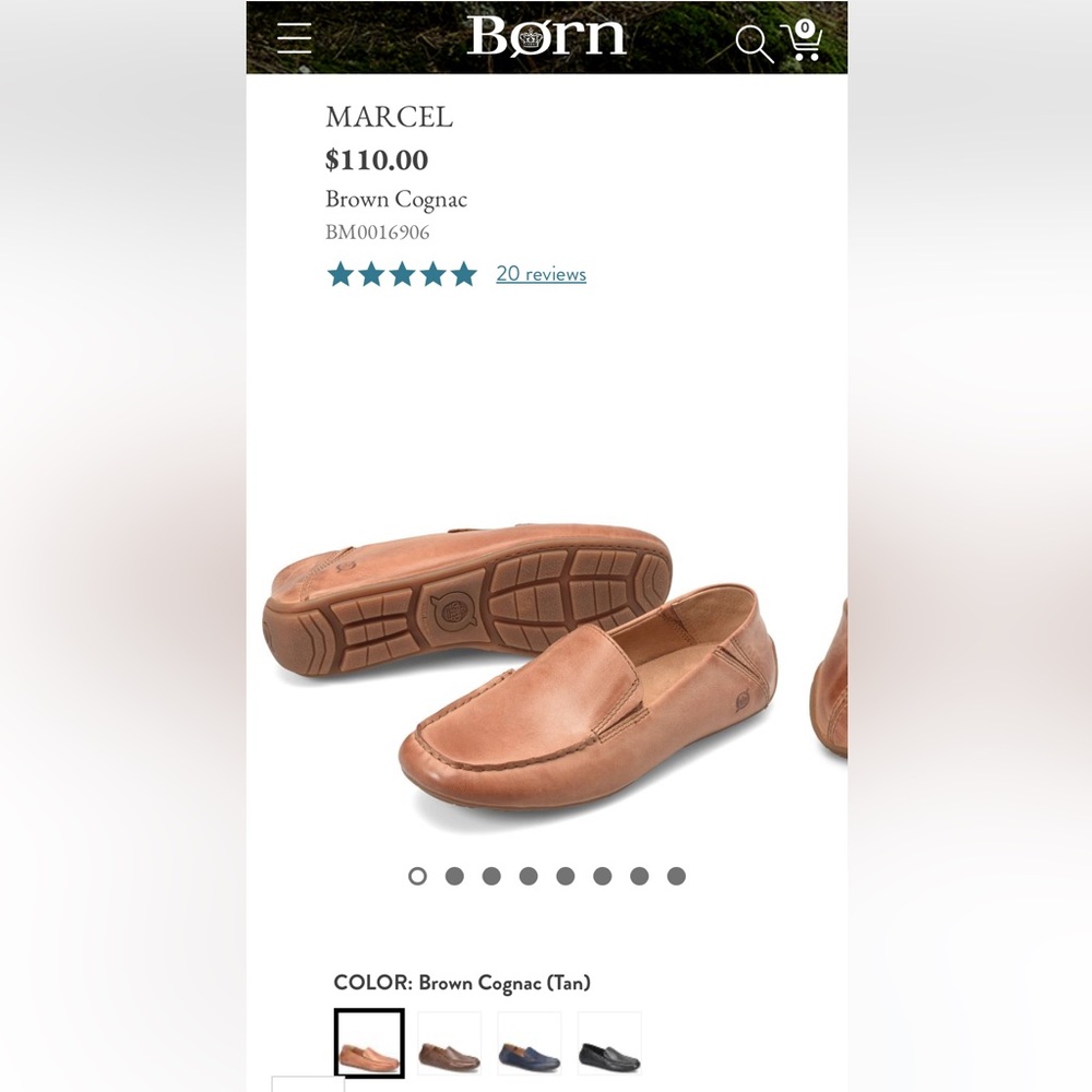 BORN MARCEL  Leather Loafers